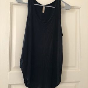 Basic black tank top